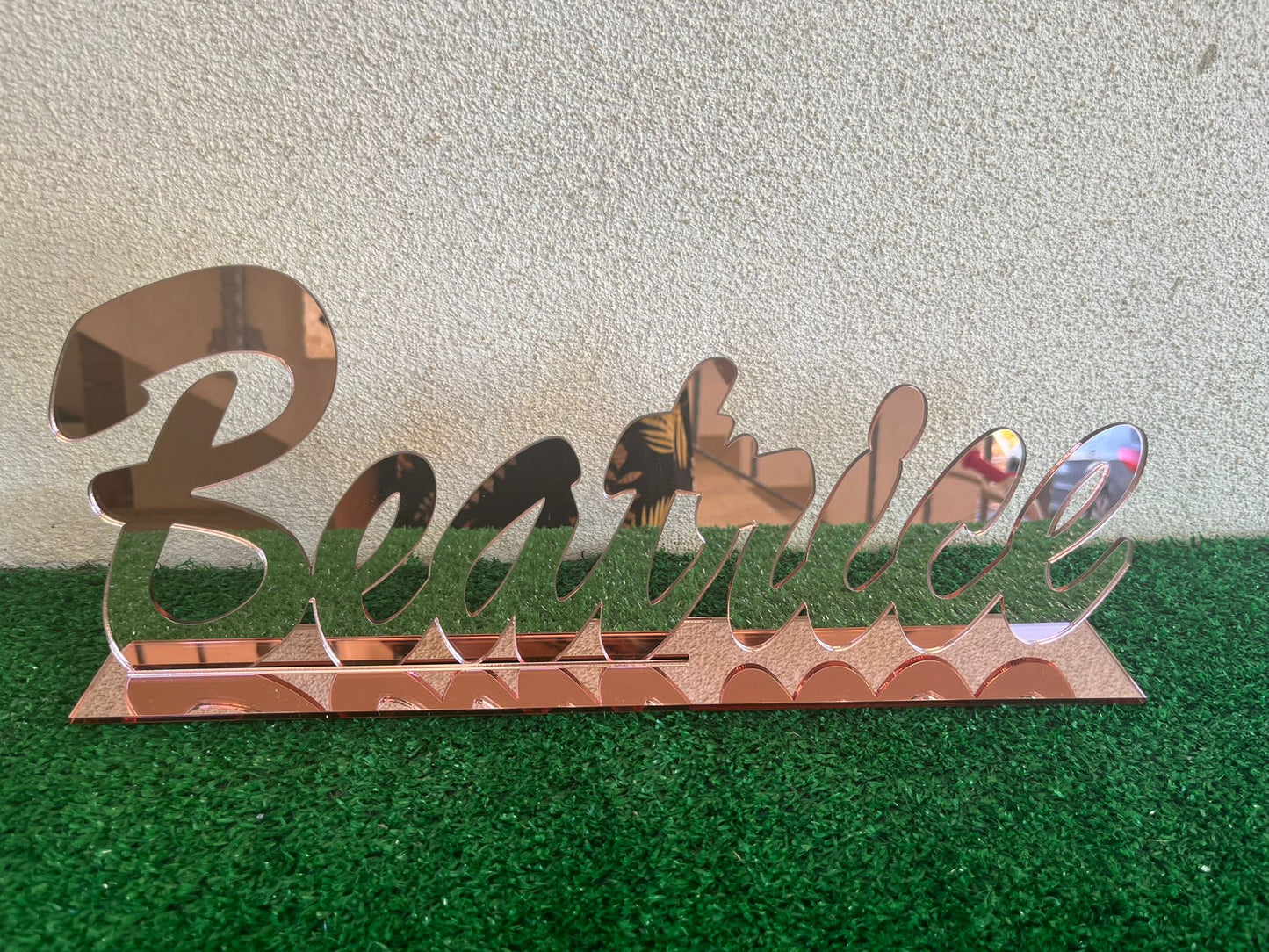 Scritte in plexiglass