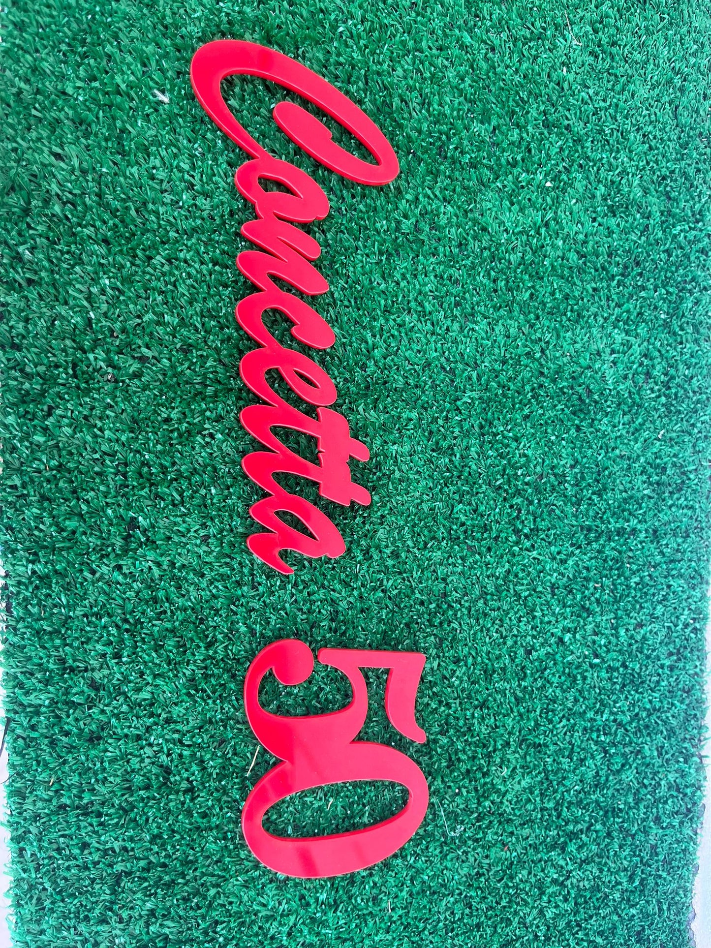 Scritte in plexiglass