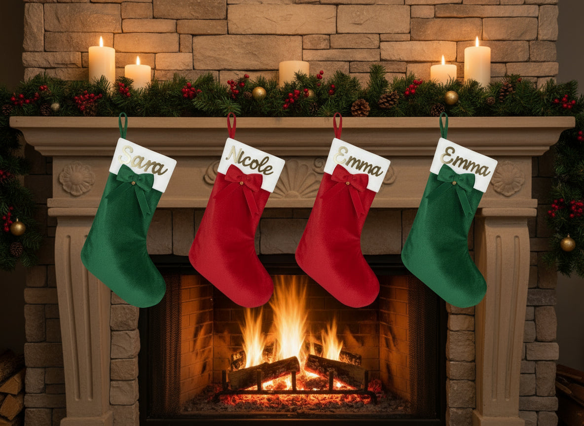 Calze dell'epifania con nome personalizzato