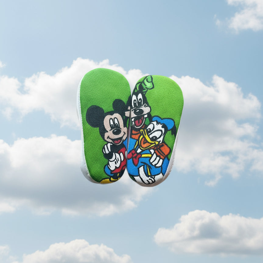 Scarpette per neonati Topolino Pluto e Paperone
