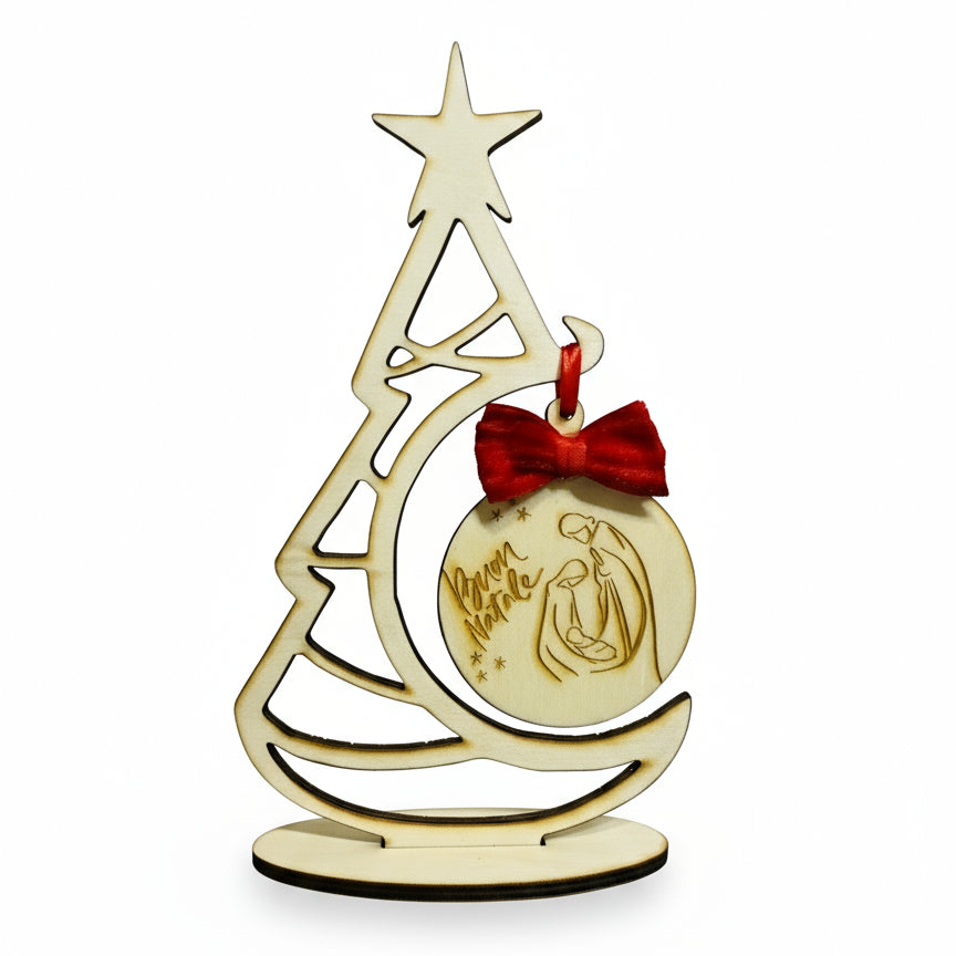 Albero di Natale in legno