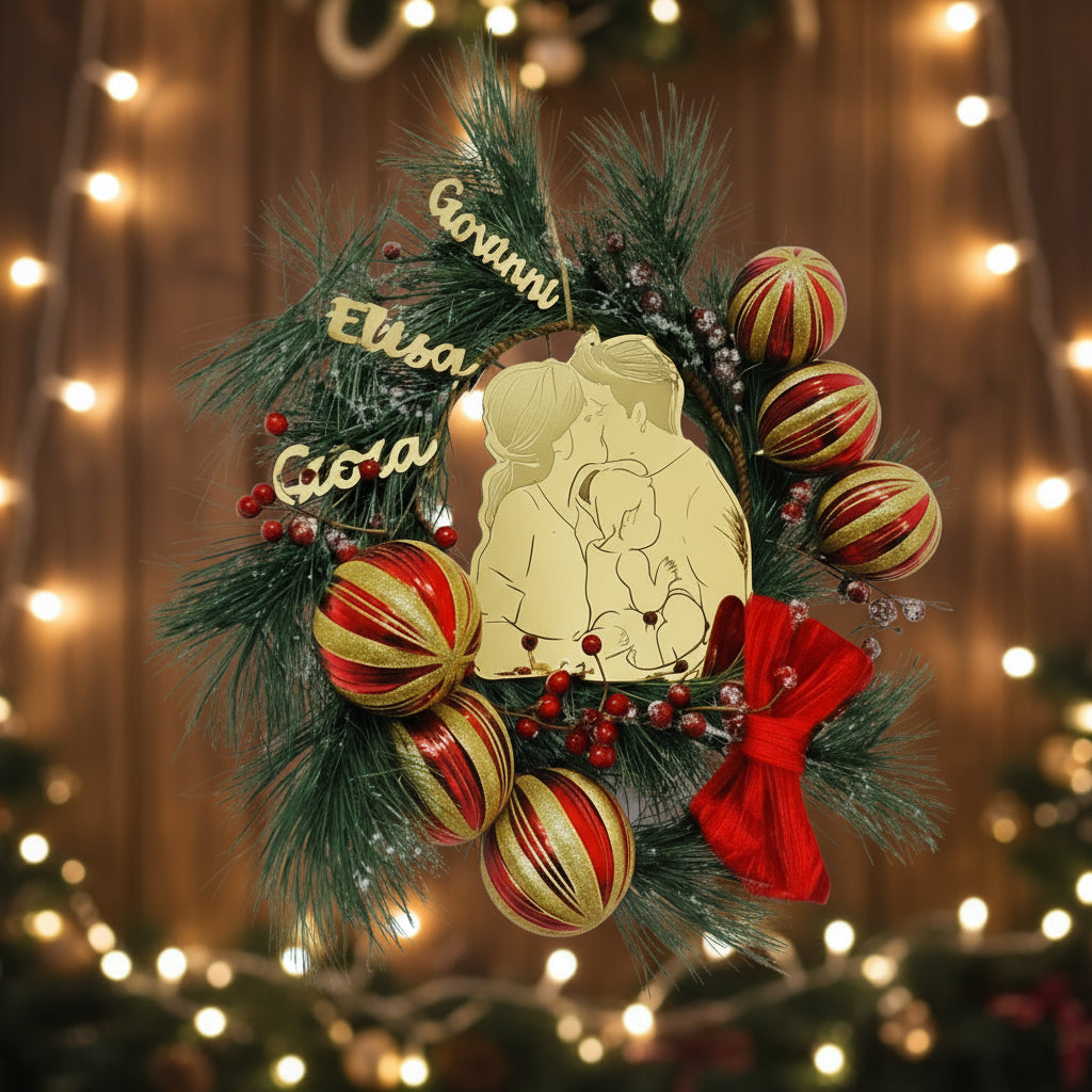 Ghirlanda Natale in Plexiglass