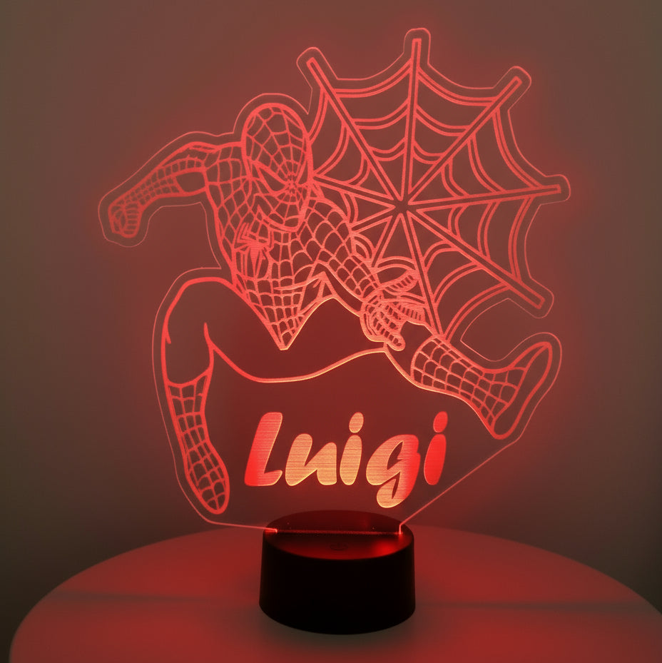 Lampada per bambini spiderman