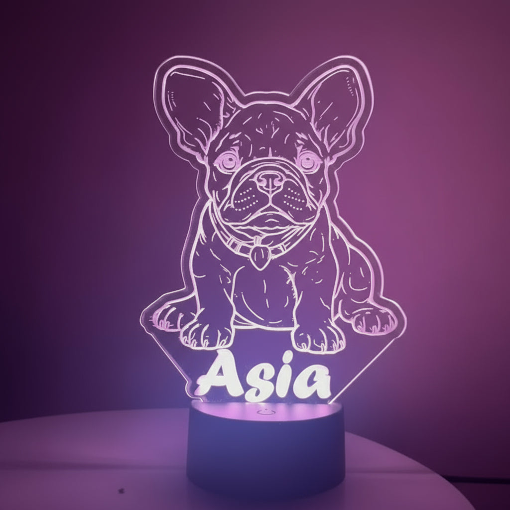 Lampada per bambini bulldog