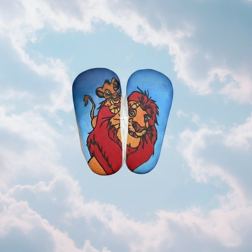 Scarpette per neonati Re Leone
