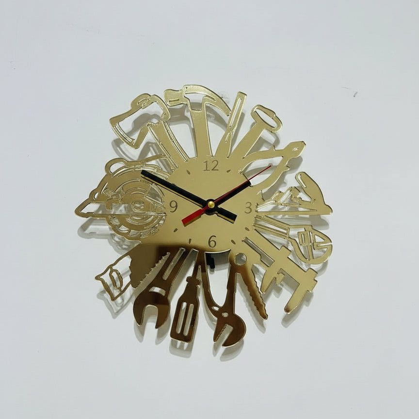 Orologio in plexiglass - Officina Meccanico