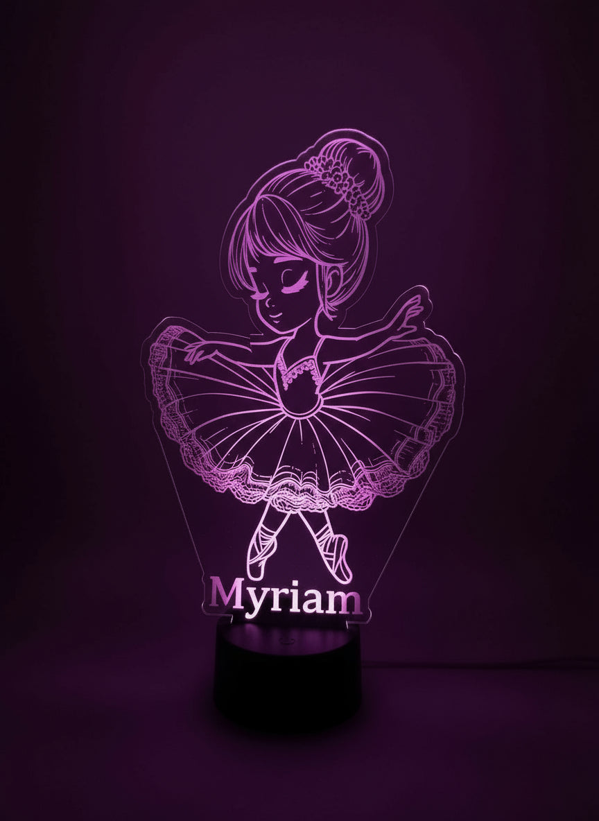 Lampada per bambini ballerina