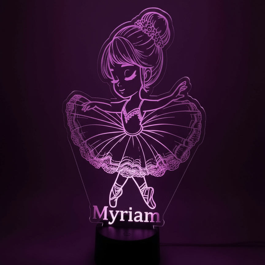 Lampada per bambini ballerina - MC Creazioni