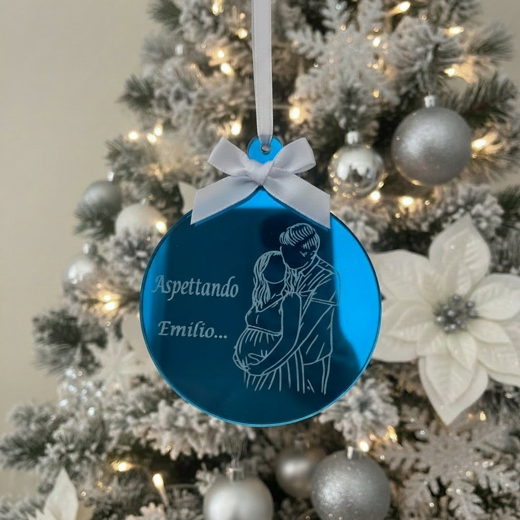 Pallina di Natale "Aspettando Te"