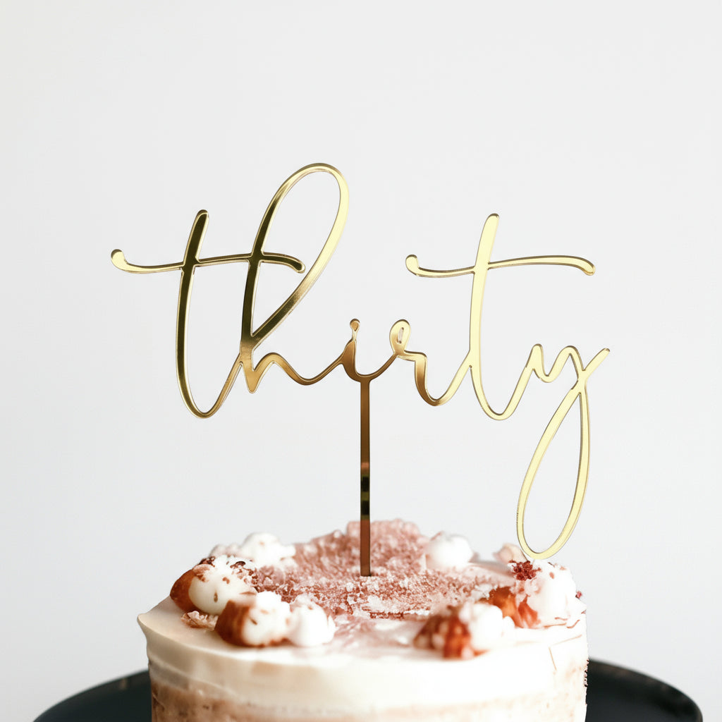 Cake topper Numero personalizzato - MC Creazioni
