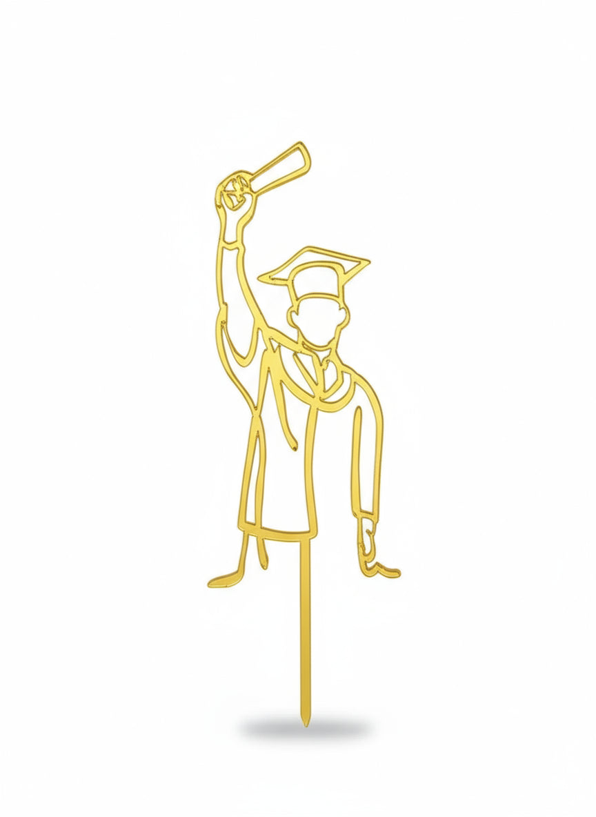 Topper per torta di laurea / Laurea maschile