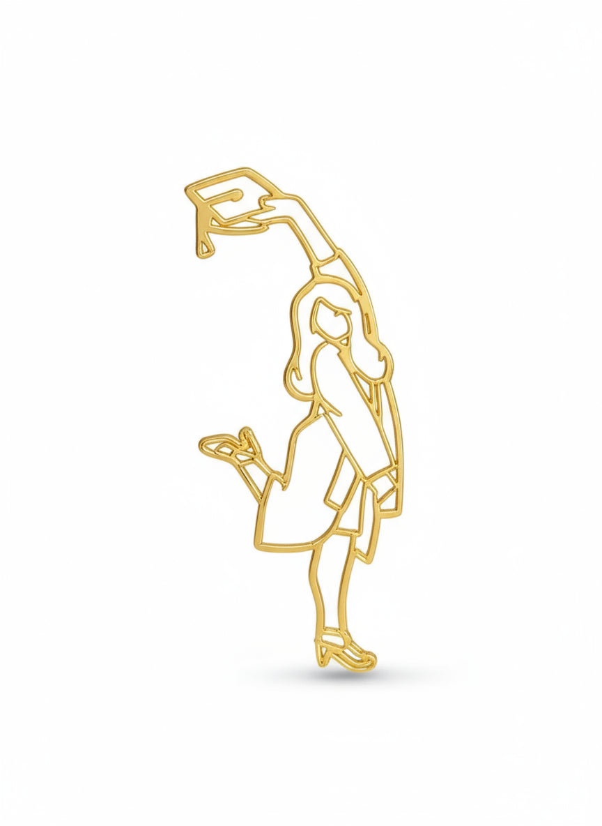 Topper per torta di laurea / Laurea femminile