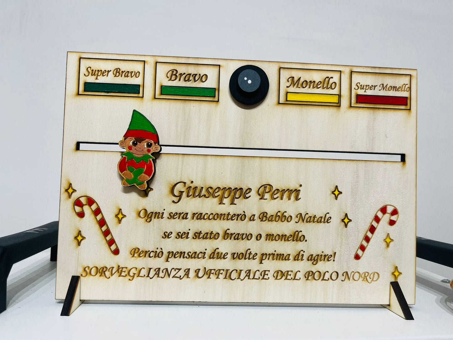 Targhettina in legno