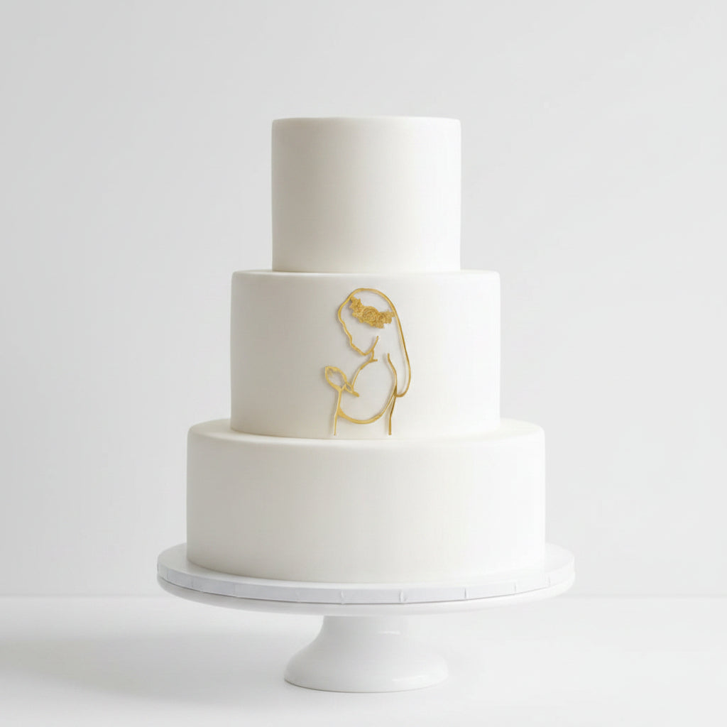 Cake topper personalizzato in plexiglass – Bambina Comunione