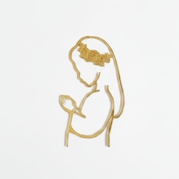 Cake topper personalizzato in plexiglass – Bambina Comunione