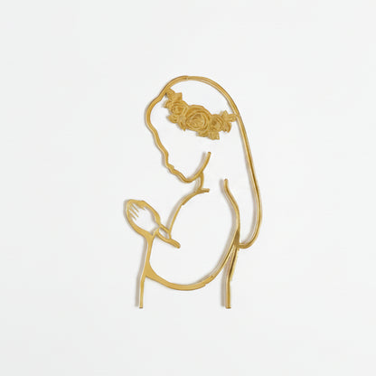 Cake topper personalizzato in plexiglass – Bambina Comunione