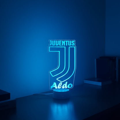 Lampada per bambini juventus - MC Creazioni  