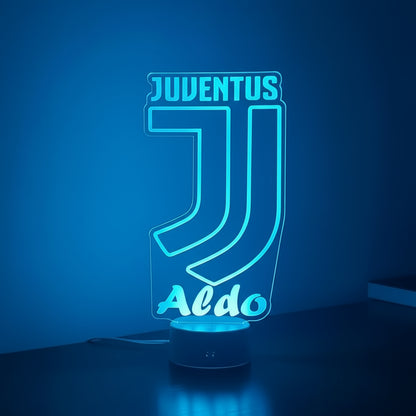 Lampada per bambini juventus - MC Creazioni  