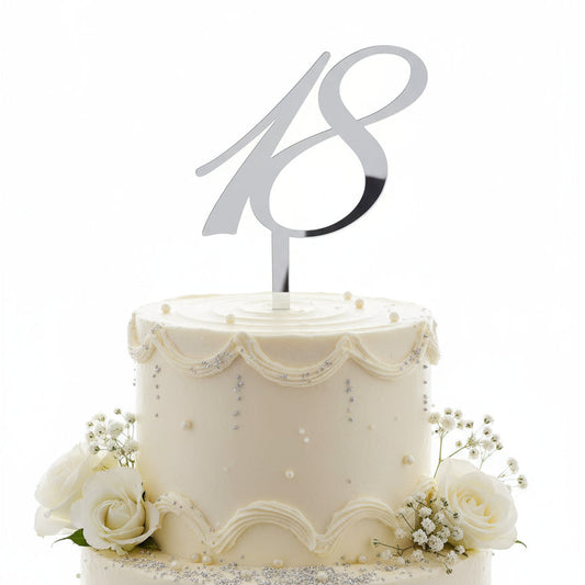 Cake topper personalizzato in plexiglass – 18