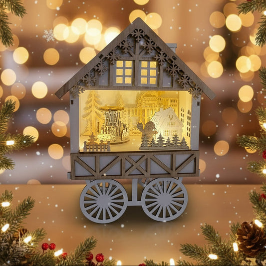 Casetta in legno Natalizia