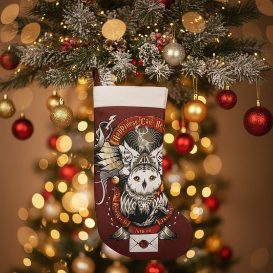 Calza Natalizia Warnes Bros - Personalizzabile con Nome in Plexiglass o Legno