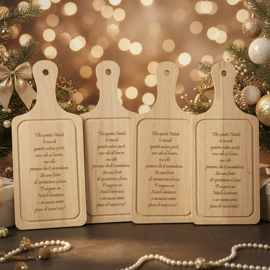 Taglieri personalizzati con dedica incisa