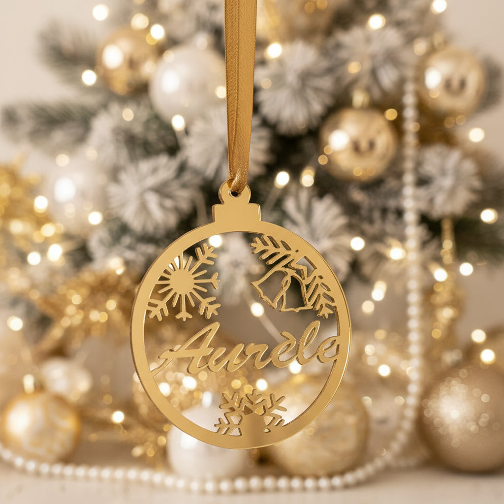 Palline Natalizie Personalizzate in Plexiglass