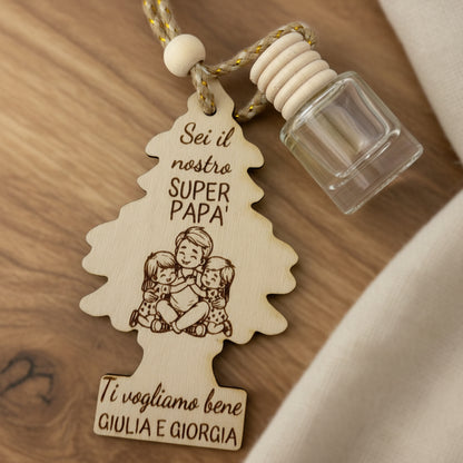 ALBERO AMBRE MAGIQUE FESTA DEL PAPA' CON PROFUMATORE