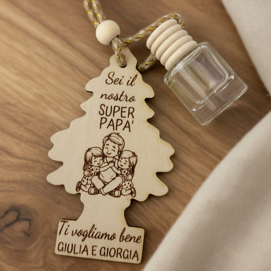 ALBERO AMBRE MAGIQUE FESTA DEL PAPA' CON PROFUMATORE