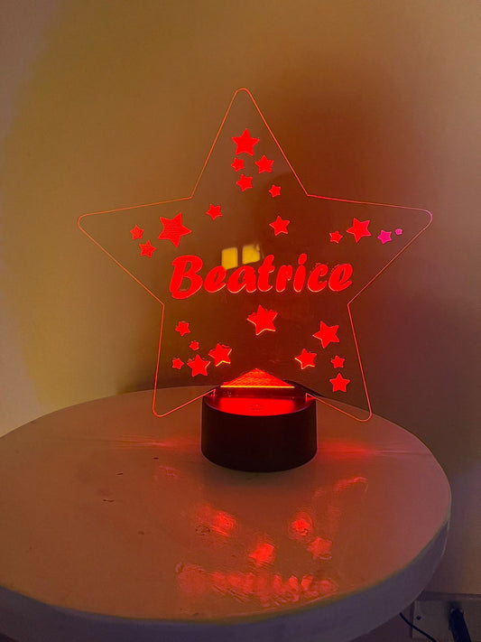 Lampada per bambini stella